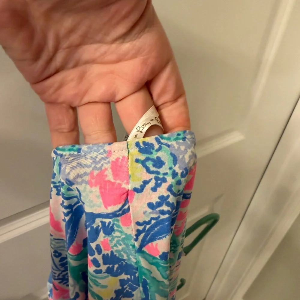 Lilly Pulitzer Mermaid Halter Tassel Dress Large - Picture 3 of 3